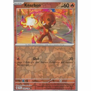  Tradingcard - Pokemon 2023 german Knarbon 039/198 REVERSE HOLO 