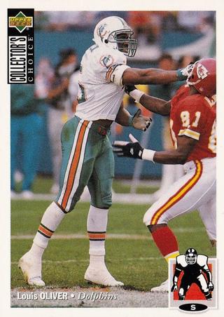 Tradingcard - NFL - 1994 Collector's Choice #375 - Louis Oliver - Miami Dolphins