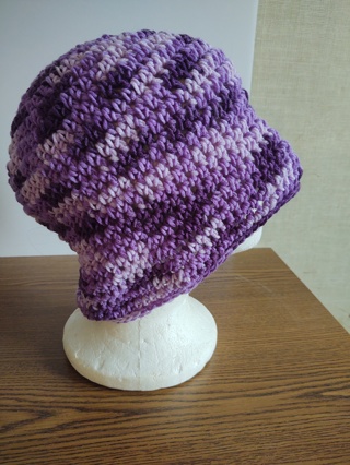 Hand Crocheted Cotton  Bucket Hat 