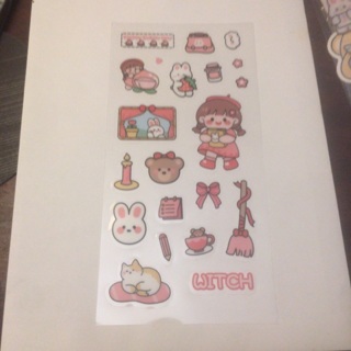 Kawaii Sticker sheet read description before bidding