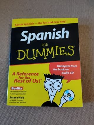 Book Spanish for Dummies with CD