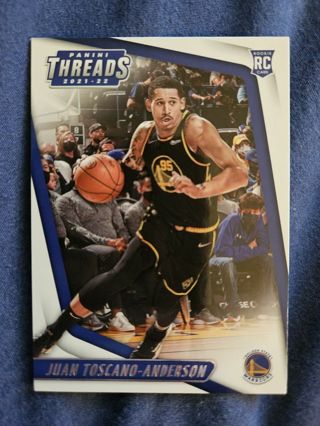 2021-22 Panini Chronicles Threads Rookie Juan Toscano-Anderson