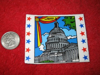 1970's American USA Refrigerator Magnet: The Capitol