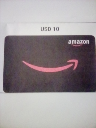 Amazon e-gift card for $10.00