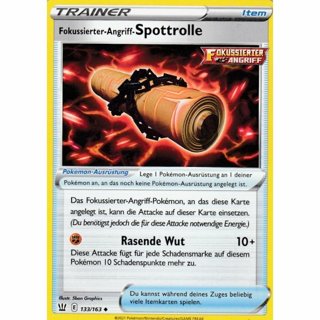 Tradingcard - 2021 Pokemon german Fokussierter-Angriff-Spottrolle 133/163 