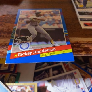 1991 donruss all star Rickey Henderson baseball card 