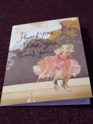 Taylor Swift Thank You Notecard