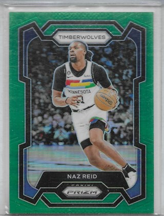 Naz Reid 2023-24 Prizm Prizms Green #204