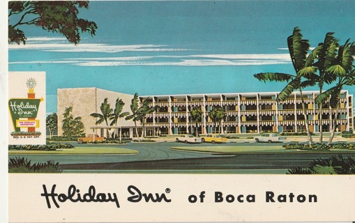 Vintage Unused Postcard: s: Holiday Inn, Boca Raton, FL