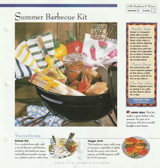 Making Gift Baskets and Mixes Leaflet: Summer Barbecue Kit