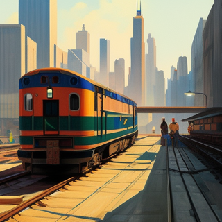 Listia Digital Collectible: Chicago Illinois Train Station
