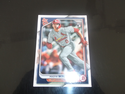 mlb 2024 Bowman   MASYN WINN   rookie  card   # 2   St. Louis Cardinals