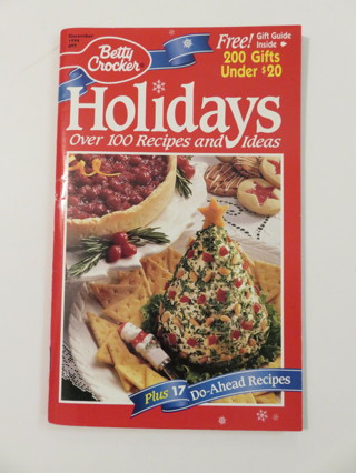 Betty Crocker Holidays Cookbook
