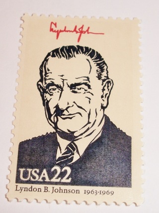 Scott #2219i, Lyndon B. Johnson, Useable 22¢ US Postage Stamp