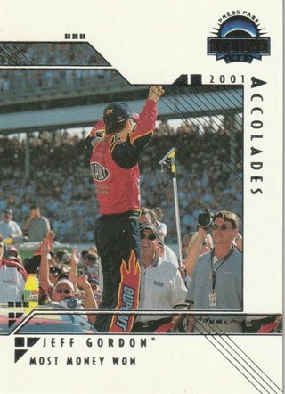 2002 Press Pass Eclipse #32 Jeff Gordon ACCOLADES