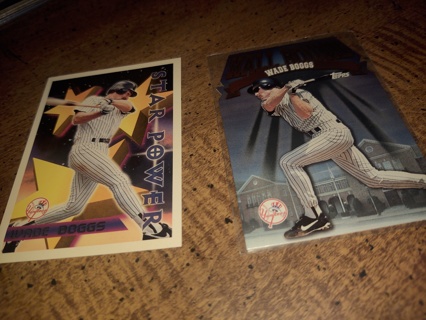 Two card lot baseball ⚾ Wade boggs