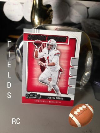 2021 Justin Fields Rookie School Colors Ohio State Rookie