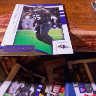 2018 panini rookies stars Terrell Suggs football card 