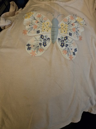 Light pink butterfly shirt