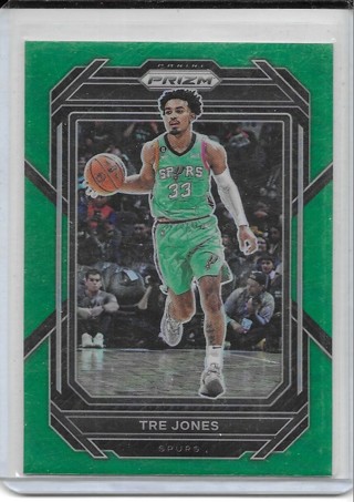 Tre Jones 2022-23 Prizm Prizms Green #209