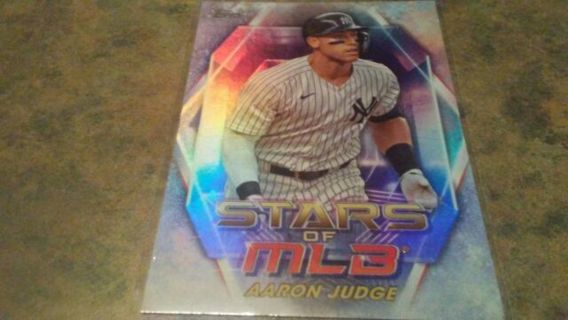 2023 TOPPS STARS OF MLB AARON JUDGE NEW YORK YANKEES BASEBALL CARD# SMLB-13