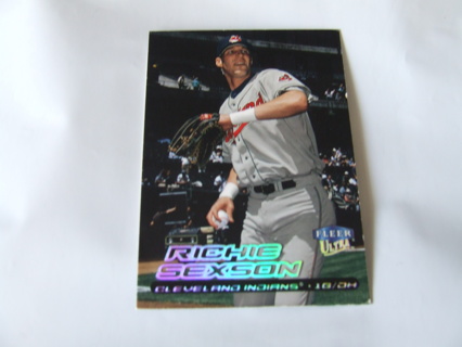 2000 Richie Sexson Cleveland Indians Fleer Ultra Card #250