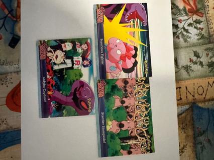 3 Pokemon Snap cards