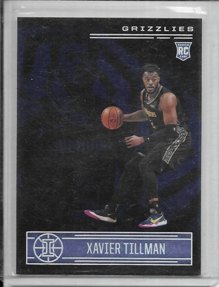 Xavier Tillman 2020-21 Illusions Sapphire #194