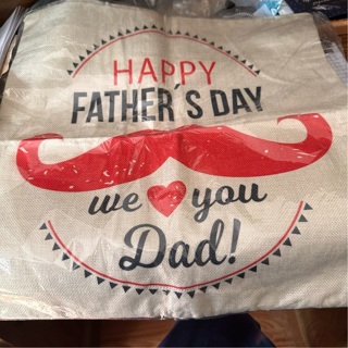 Father’s Day pillow cover new in pkg 