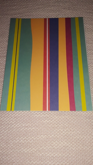 Bold Stripe Notecard