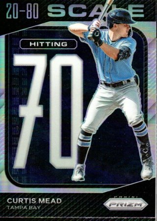 2023 Panini Prizm Curtis Mead 20-80 Scale Refractor