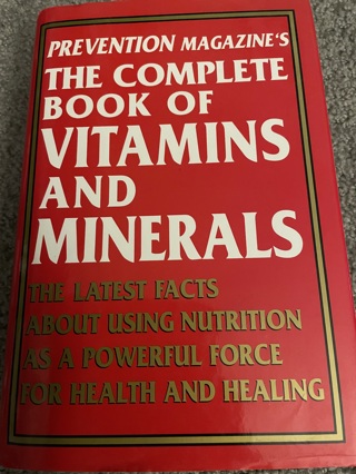 Big Book of Vitamins & Minerals Plus Daily Pills Holders!! Free Shipping!! 