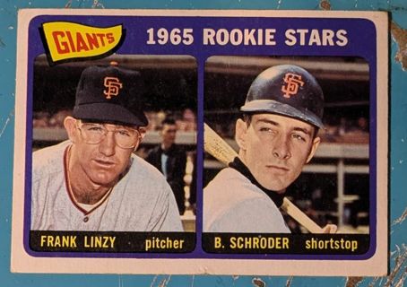 1965 HIGH NUMBER GIANTS ROOKIE STARS