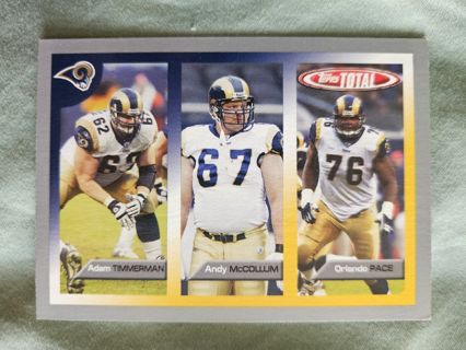 2005 Topps Total Silver St. Louis Rams