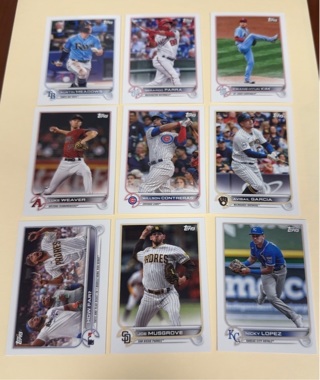 2022 Topps mini baseball lot