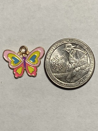 BUTTERFLY CHARM~#68~1 CHARM ONLY~FREE SHIPPING!