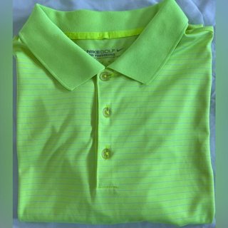 RARE / Nike GOLF DRI-FIT Polo 585748-702 Men's SIZE 2XL/XXL COLOR LEMON YELLOW