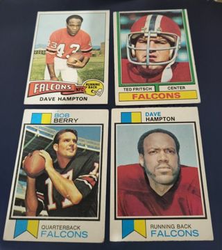 Vintage Topps 70s Atlanta Falcons Football Cards