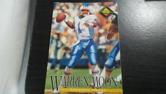 1994 CLASSIC PRO LINE LIVE WARREN MOON HOUSTON OILERS FOOTBALL CARD# 195