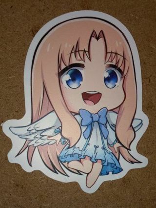 Anime New adorable vinyl sticker no refunds regular mail only Very nice quality!