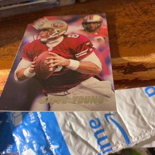 1998 playoff absolute Steve young football card 