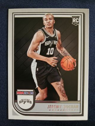 2022-23 Panini Hoops Rookie Jeremy Sochan