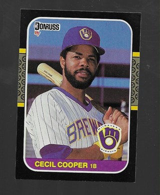 1987 DONRUSS CECIL COOPER #363