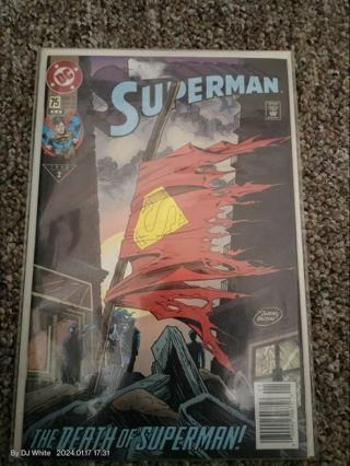 Superman comic book issue 75.