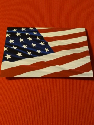 American Flag Notecard 