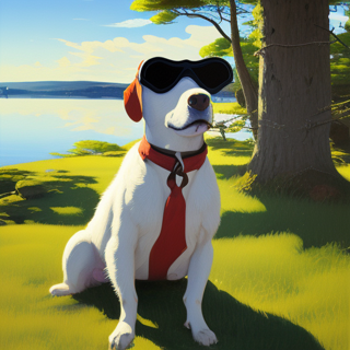 Listia Digital Collectible: Dog Day At The Lake