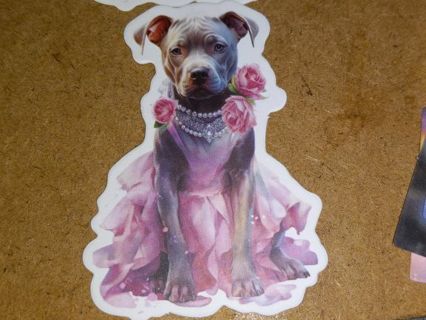 Dog Cute one vinyl sticker no refunds regular mail only Very nice these are all nice