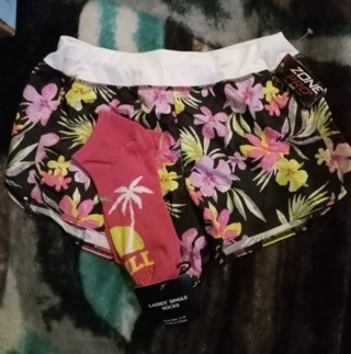 Size7/8 girls shorts & socks set nwt