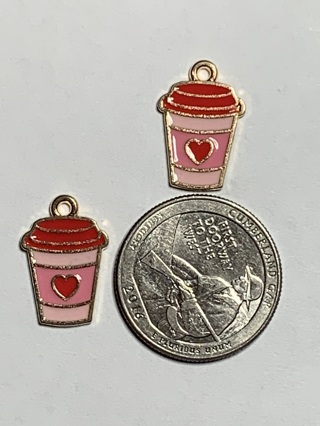 ♥♥VALENTINE’S DAY CHARMS~#43~SET 3~SET OF 2 CHARMS~FREE SHIPPING ♥♥