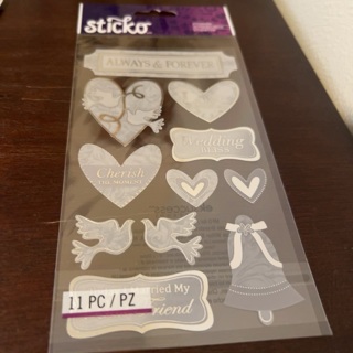 Sticko wedding stickers 